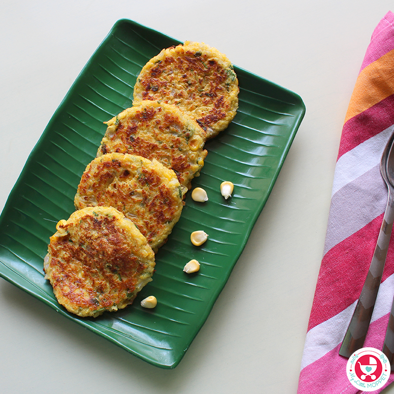 Sweet corn fritters are crunchy bites with heavenly taste, which can be served from toddlers to elders. 
