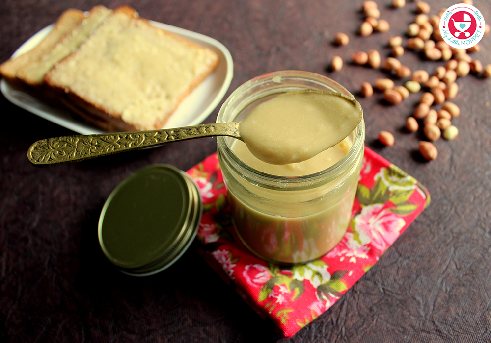 Homemade Peanut Butter healthy and nutritious recipe for toddlers