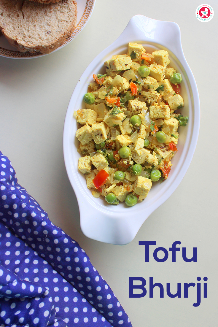 Tofu bhurji /scrambled tofu is one of the best nutritious dishes which tastes great. This can be made in a jiffy and served with chapati, paratha or bread.