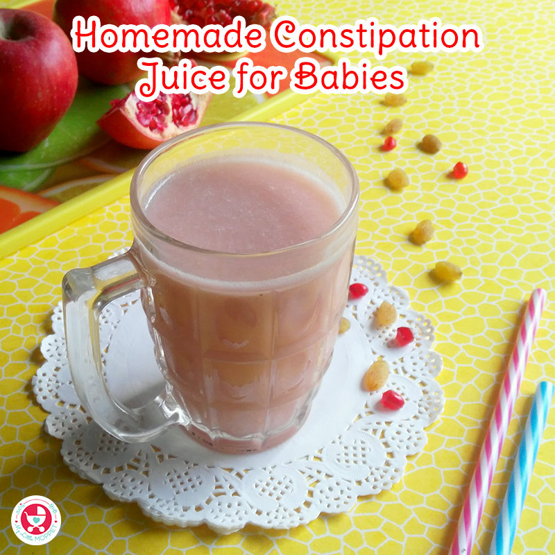 Homemade Constipation Juice for Babies Nutritious constipation remedy
