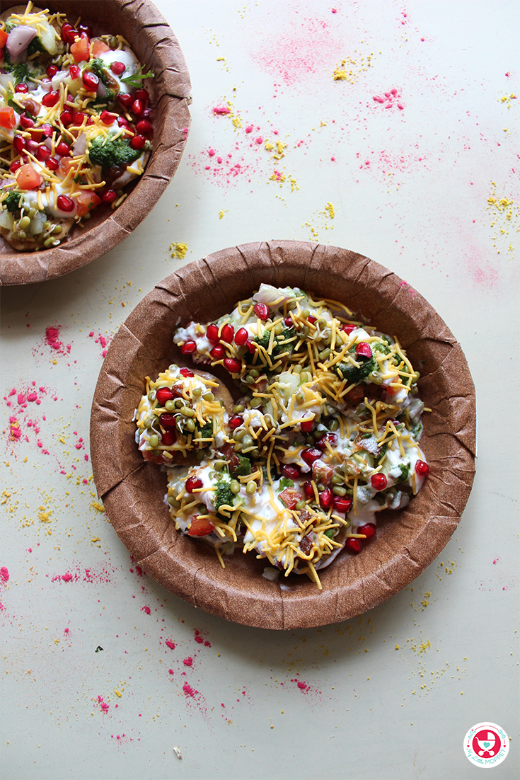 Sathumaavu Dahi Papdi Chaat is a nutritious chaat variety made with the healthy sathumaavu, which will add more fun, color, taste and heath to diet.
