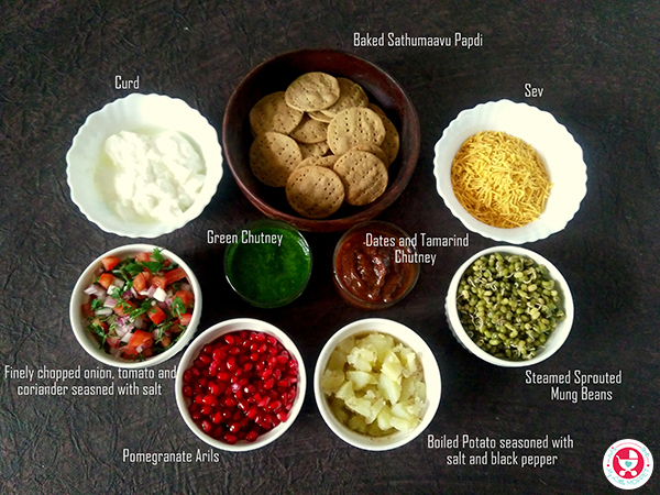 How to make Sathumaavu Dahi Papdi Chaat?