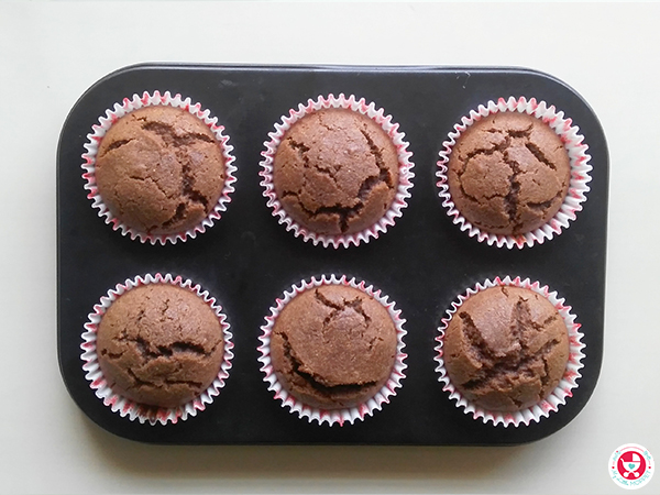 Sprouted Ragi Chocolate Muffins