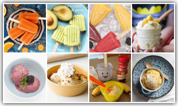 It's summer and everyone's craving frozen treats! Ensure nutrition and refreshment with these Healthy Ice Cream Recipes - even for babies under one!