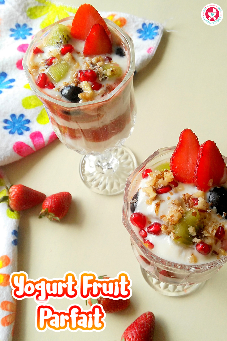 Yogurt fruit Parfait recipe is a scrumptious and colorful dessert recipe, which can be made easy and served as a protein rich, gluten -free breakfast.