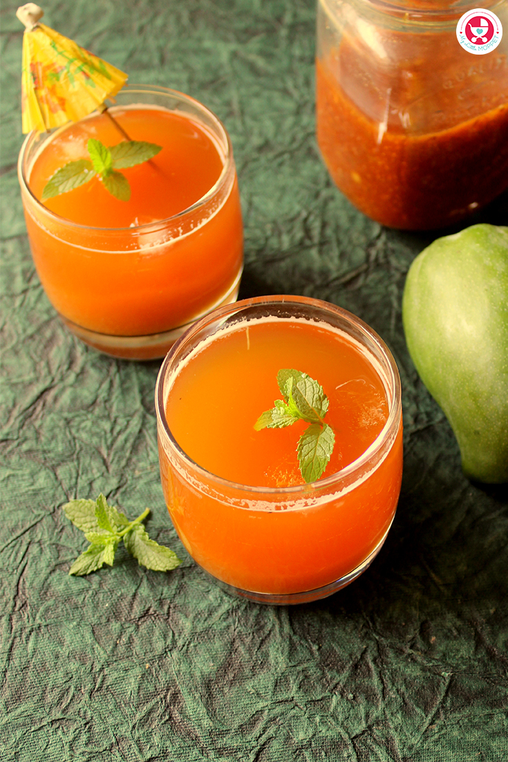 Aam panna for kids is a delicious and refreshing raw mango drink for kids to adults. It’s the best, simple yet tasty summer drink for the whole family.