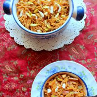 Meethi Seviyan/ Sweet Vermicelli is a delicious Indian dessert made with whole wheat vermicelli. It's a simple yet scrumptious recipe for toddlers.