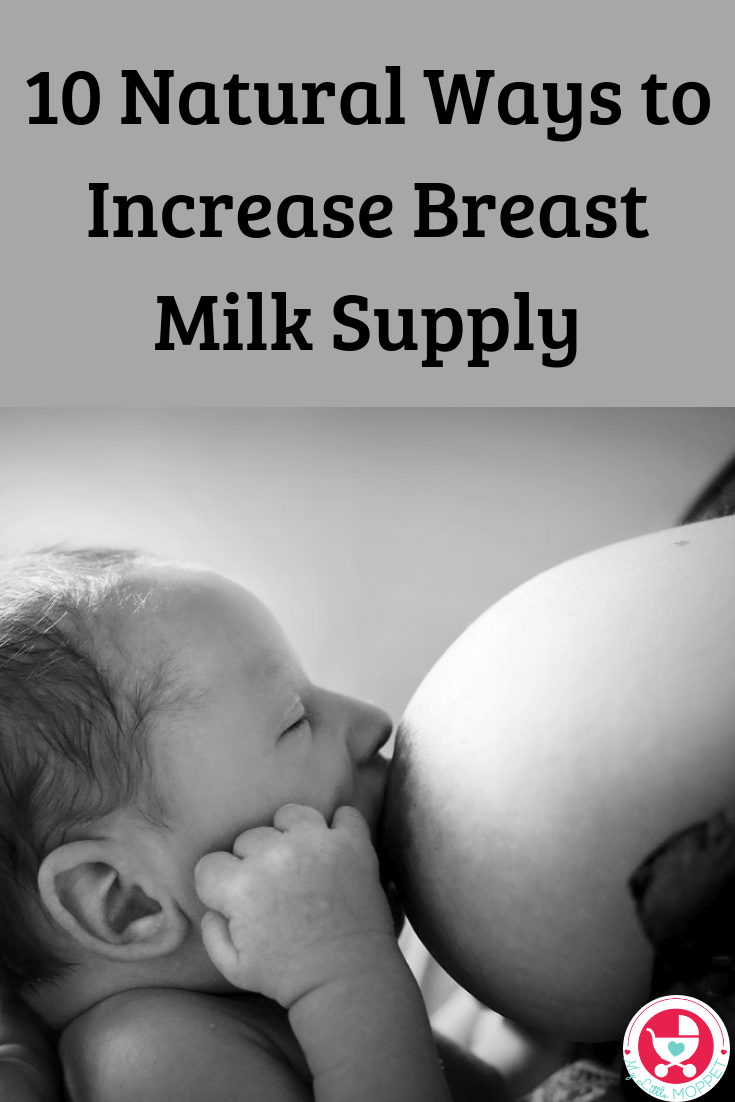 natural ways to increase milk supply