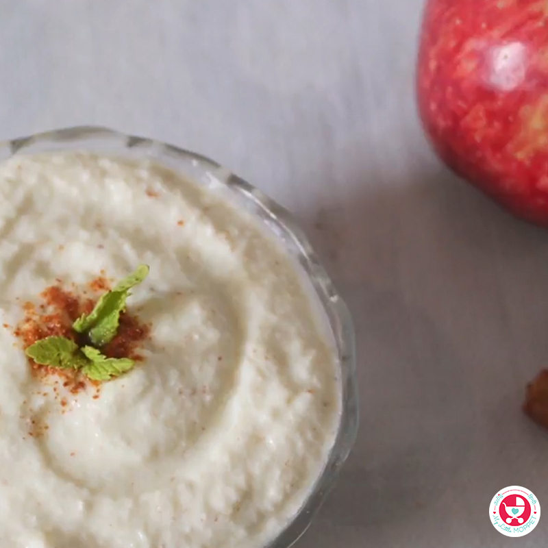 Give your little one the yummy Apple and Cottage Cheese Puree! Help her to get the crucial healthy nutrients in a single meal!
