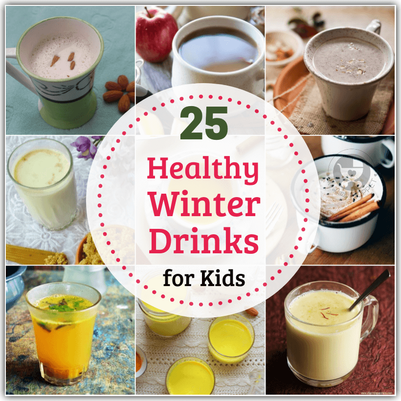 It's getting cooler, which means it's time for something warm & comforting! Check out our healthy winter drinks for kids which warm, comfort & nourish!