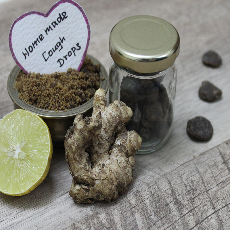 Homemade Cough Drops [Ginger Lemon Honey Cough Drops for kids] is easy to make, good to improve immunity and effectively treat cough and cold. It can be taken by toddlers to adults.