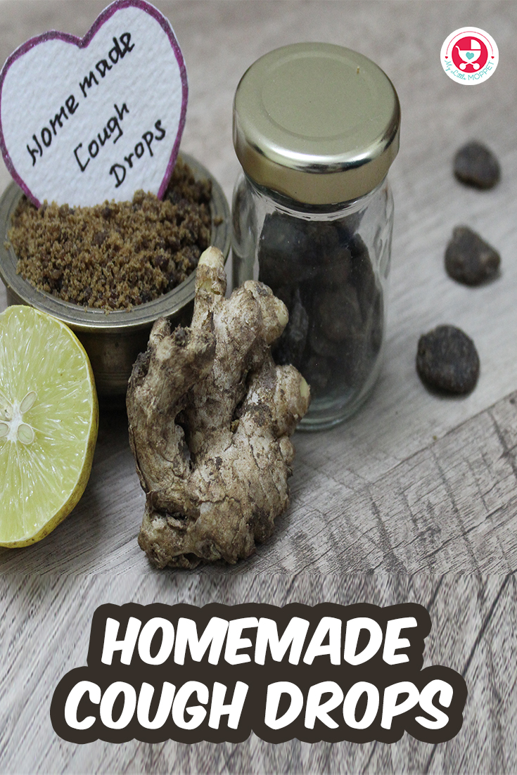 Homemade Cough Drops [Ginger Lemon Honey Cough Drops for kids] is easy to make, good to improve immunity and effectively treat cough and cold. It can be taken by toddlers to adults.