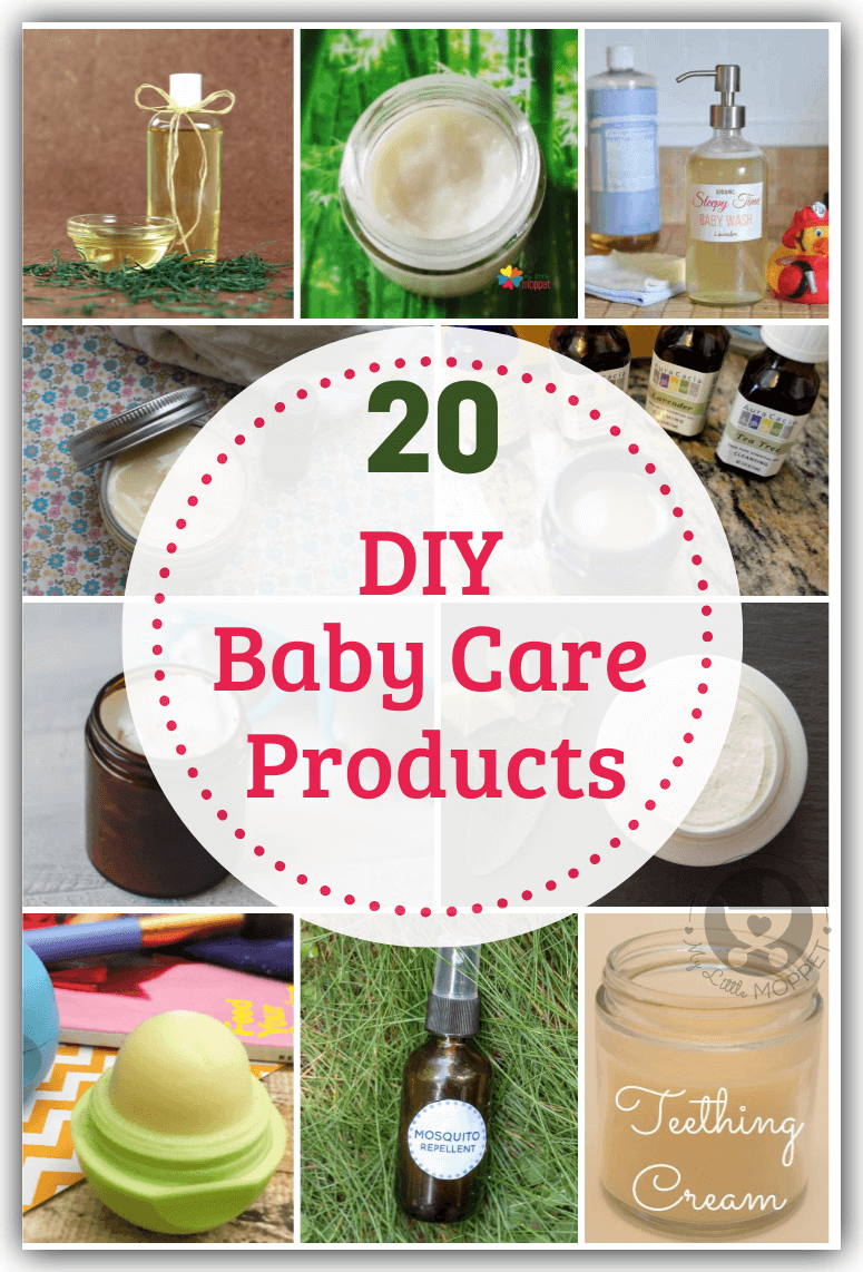 Skip the toxic chemical-laden baby products & try out these DIY Baby Products that you can make with natural ingredients! Includes bonus DIYs for new Moms!