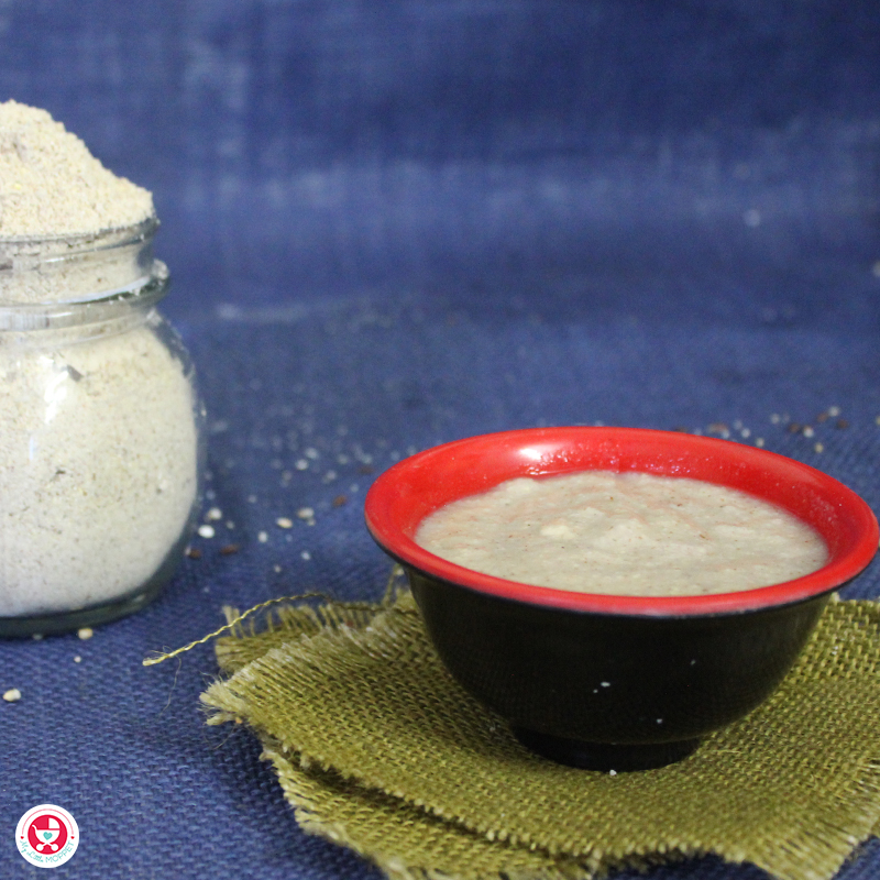 Multimillet porridge for babies is a nutrient rich, traditional and easy recipe which would help in overall growth and development of babies.
