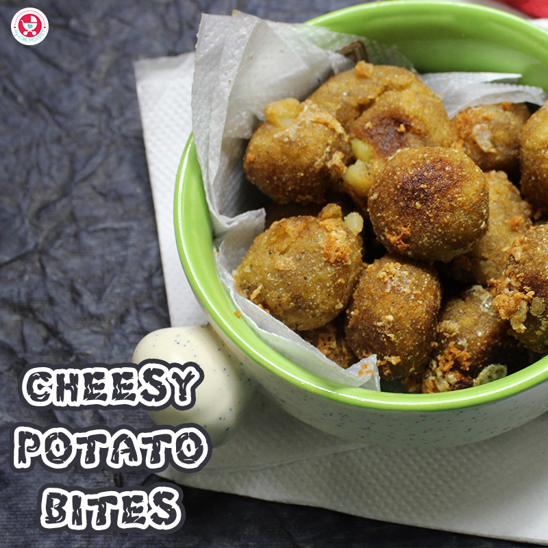 Cheesy Potato Bites Recipe for Babies and Kids