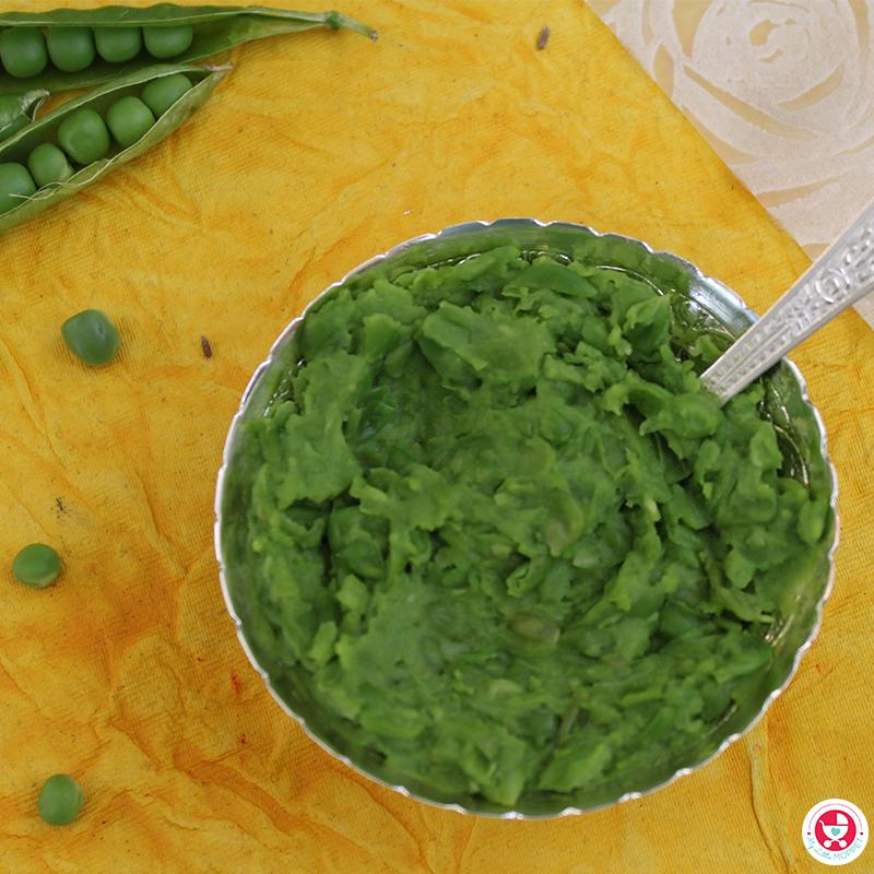 Buttered Green Pea Mash