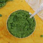 Buttered Green Pea Mash is a protein, vitamin, calcium and fiber rich puree recipe, which is good for the overall growth and development of babies.