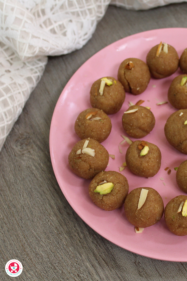 Sooji/Rava Dates Balls [ No Sugar Sweet Recipe for Kids] is a guilt free immunity and energy boosting snack recipe for toddlers to adults.