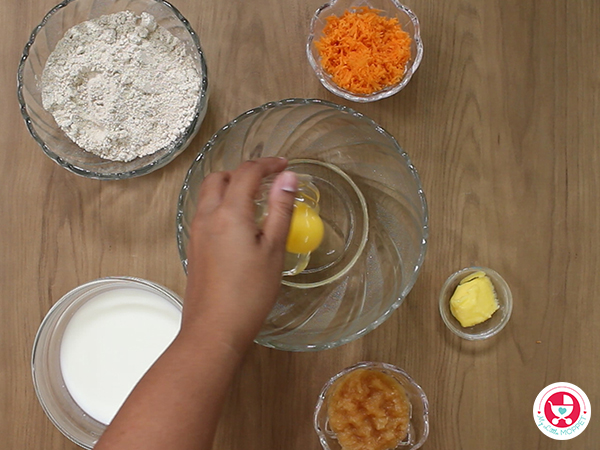 Multi-Millet Apple Carrot Pancake for Kids 