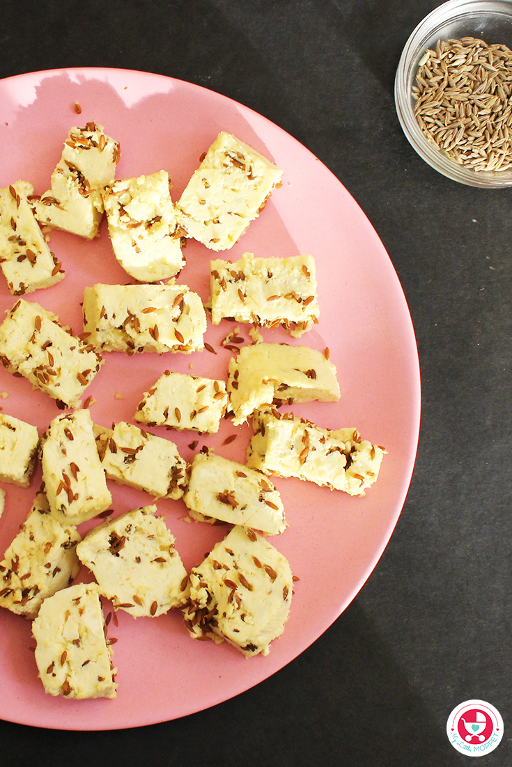 Homemade Jeera Paneer for Babies