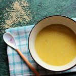 Broken Wheat Pumpkin Porridge is a nutrient rich and filling food for babies above 8 months. It's yummy both in the form of sweet or savory porridge.