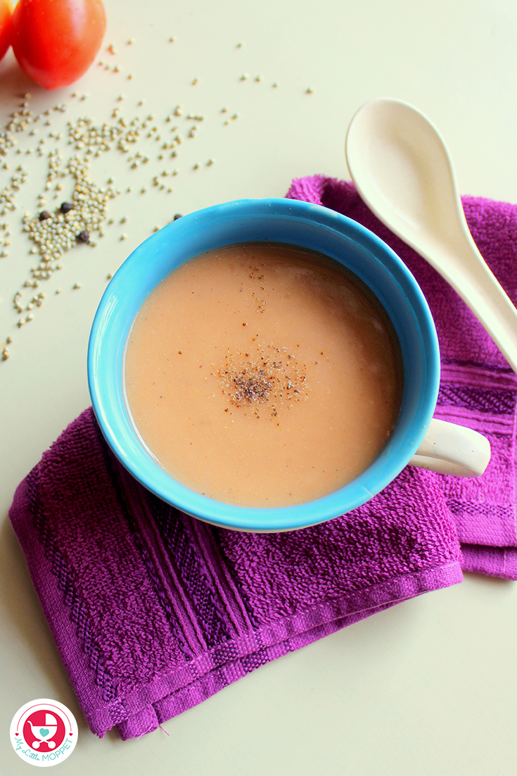 Tomato Pearl Millet Porridge