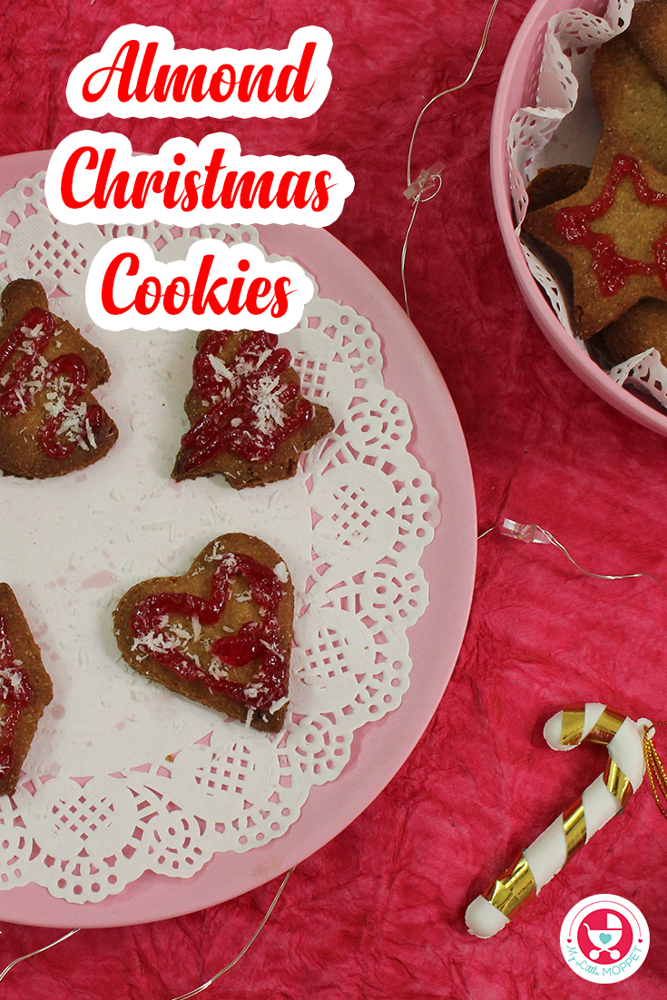 Celebrate this Christmas with our guilt free, healthy cookie recipe, Almond Coconut Cookie Recipe for Kids! super healthy and yummy too!