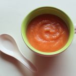 Carrot Apple Soup with Potatoes recipe is a yummy fusion of nutrient rich veggies and fruit. It’s packed with health benefits and hence the food for babies.