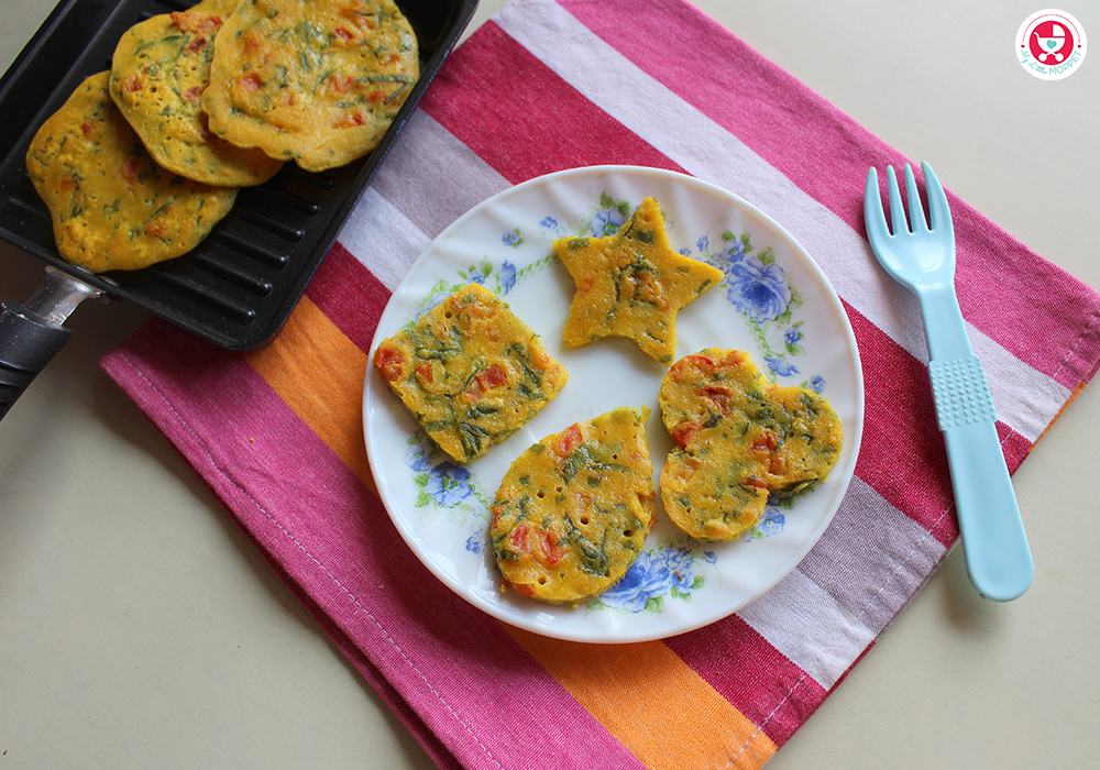 Chickpea Veggie Pancake Recipe for Babies