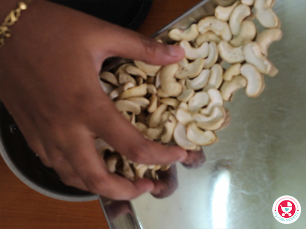 Kaju Katli Recipe [ No sugar Cashew Barfi for Kids]