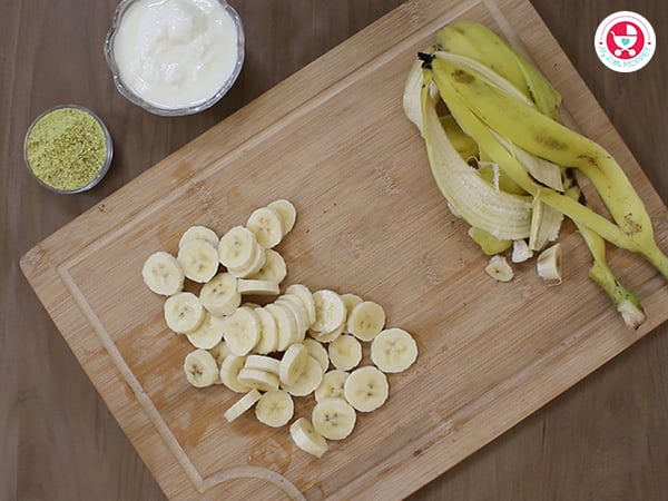 Frozen Yoghurt Banana Bites [Teething Recipe]