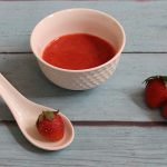 It’s time for a colorful, creamy delight! Our today’s recipe is the yummy Strawberry Puree for Babies [Immune Boosting Puree for Babies].