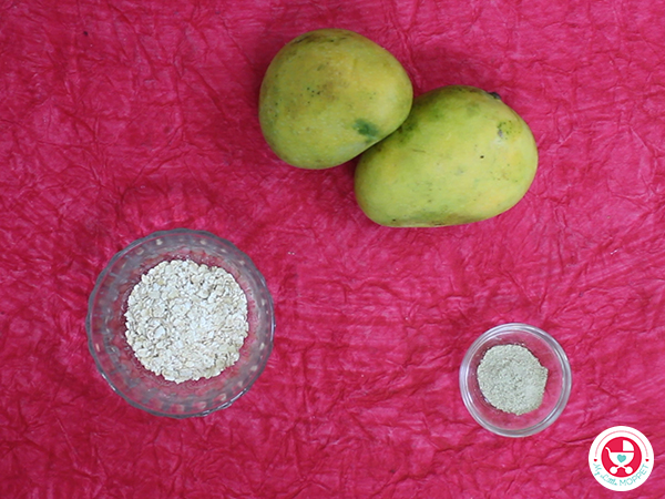 Mango Oats Porridge for Babies
