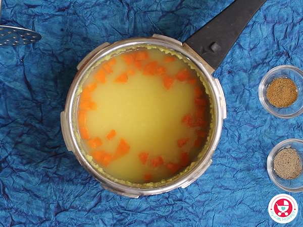 Carrot Moongdal Soup for Babies