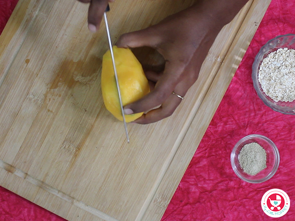 Mango Oats Porridge for Babies