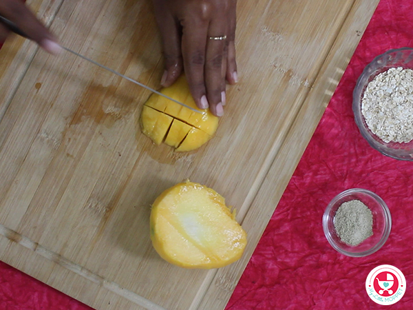 Mango Oats Porridge for Babies
