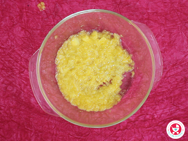 Mango Oats Porridge for Babies
