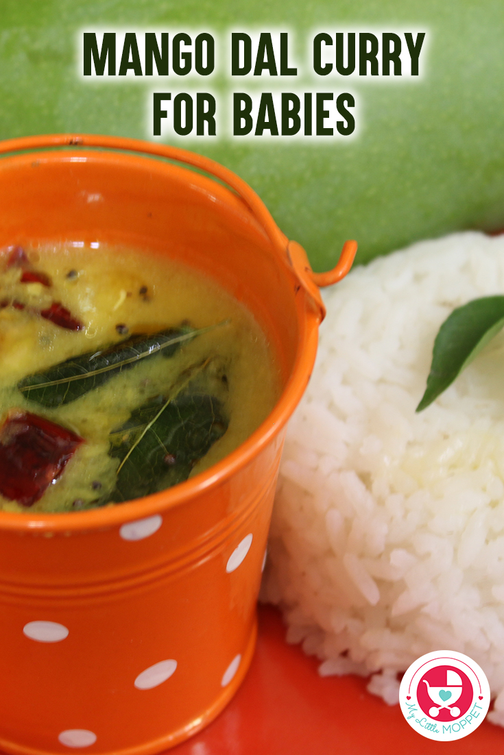 Are you running out of curry recipe ideas? Here is a simple recipe, Mango Dal Curry for Babies, which is best by taste and nutritional level as well.