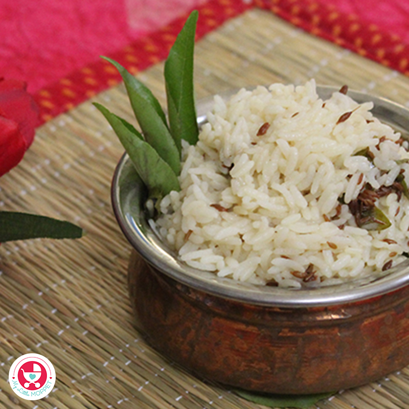 Jeera rice recipe for babies is very simple to make and it has many health benefits as well. Jeera rice recipe is suitable for babies after 8 months.