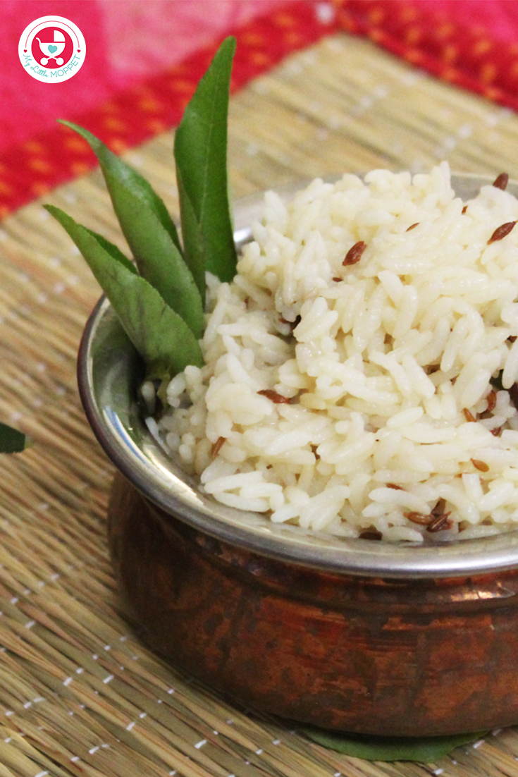 Jeera rice recipe for babies is very simple to make and it has many health benefits as well. Jeera rice recipe is suitable for babies after 8 months.