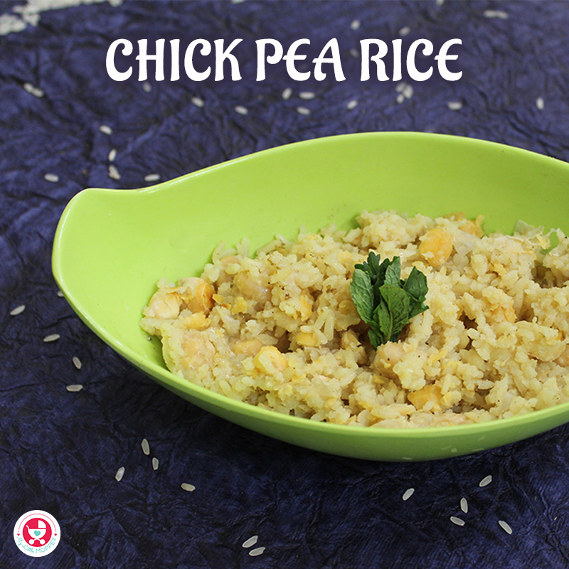 Chickpea rice for babies