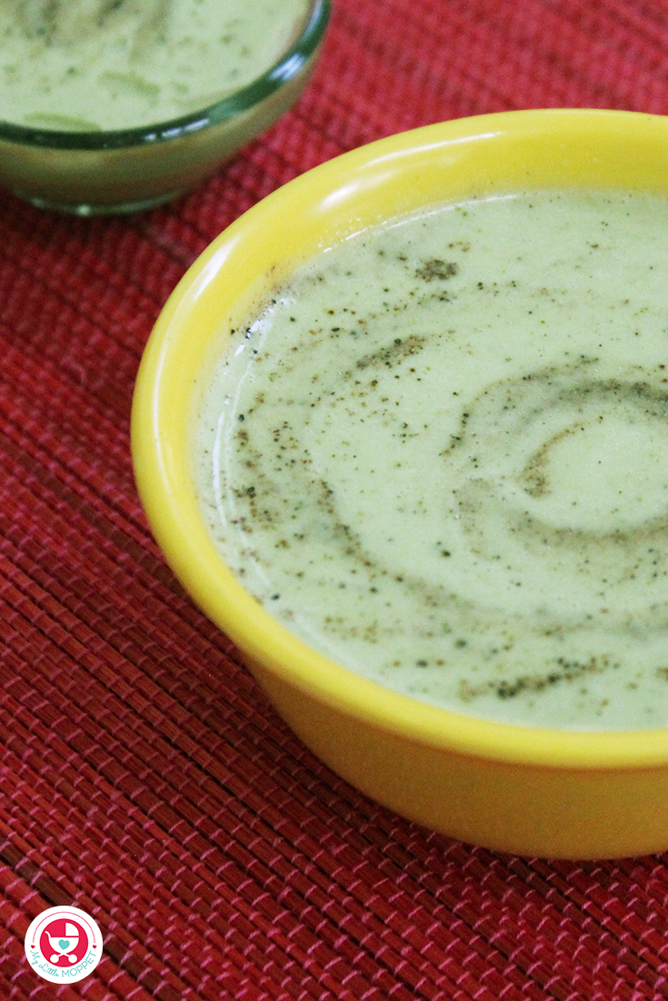 Broccoli soup for babies is a wholesome recipe, which is good for improving the immunity of babies. This recipe is suitable for babies above 8 months.