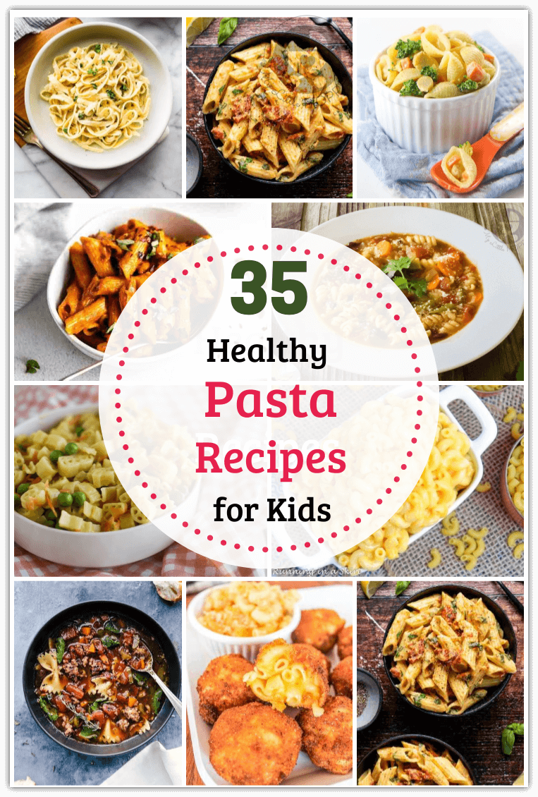 Check out these 35 Healthy Pasta Recipes for Babies and Kids, including vegetables and proteins of all kinds. Quick, easy and delicious too!
