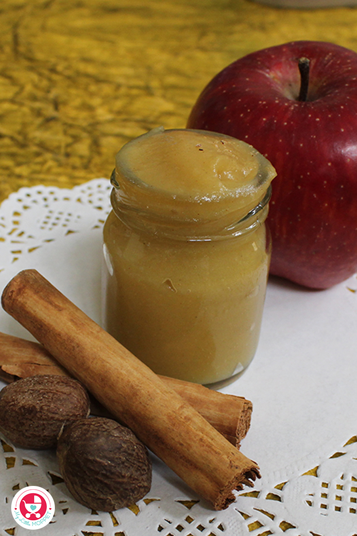 Our no sugar apple butter for kids is very simple to make and a best wholesome vegan spread choice for babies above 8 months!