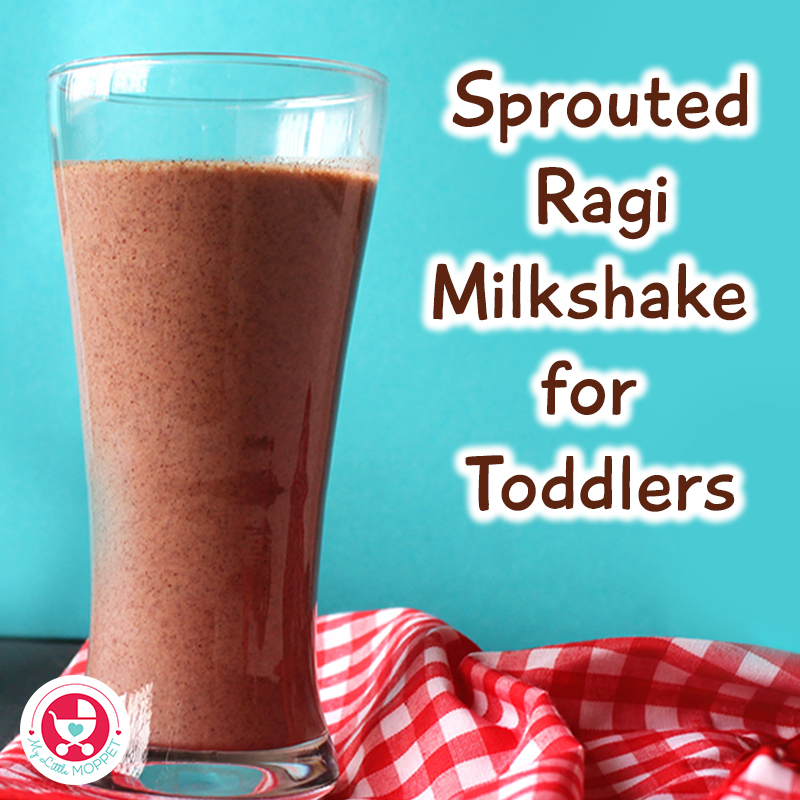 Sprouted Ragi Milkshake for Toddlers